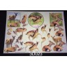3D Embossed / Gilded Decoupage sheet - Antelopes & Deers