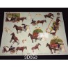 3D Embossed / Gilded Decoupage sheet - Bride Groom Horse & Cart