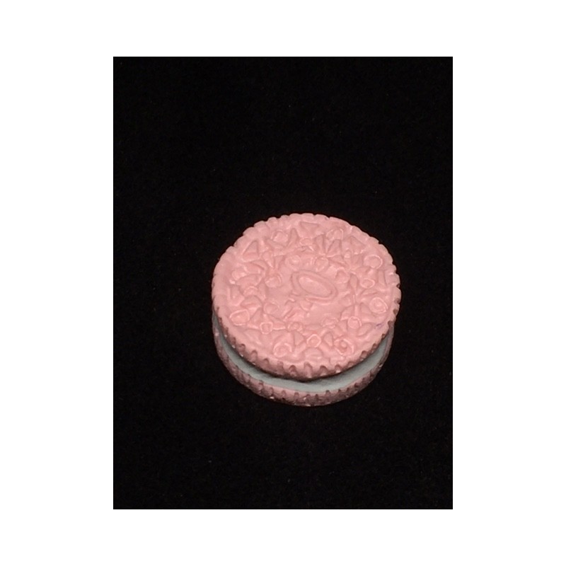 Pink Resin Kawaii Flatback Cabochon Cookie