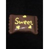 Brown Resin Kawaii Chocolate Sweet Flatback Cabochon